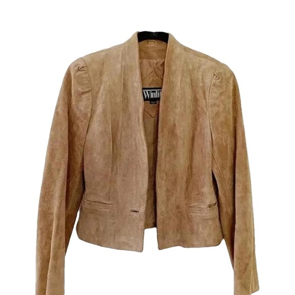 Jackets & Blazers - Women's Tan Suede Jacket